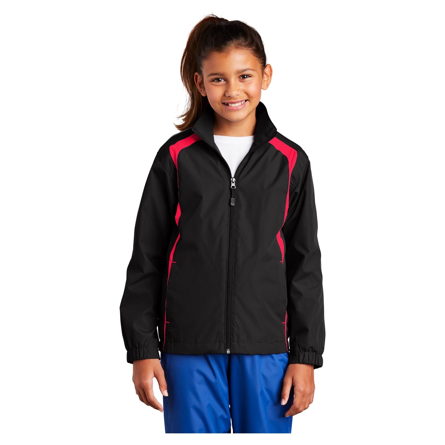 Chaqueta juvenil con bloques de color estilo 160