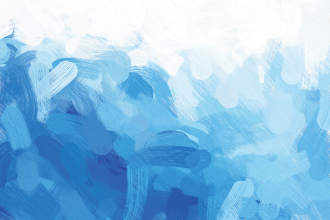 Blue and White Fresco