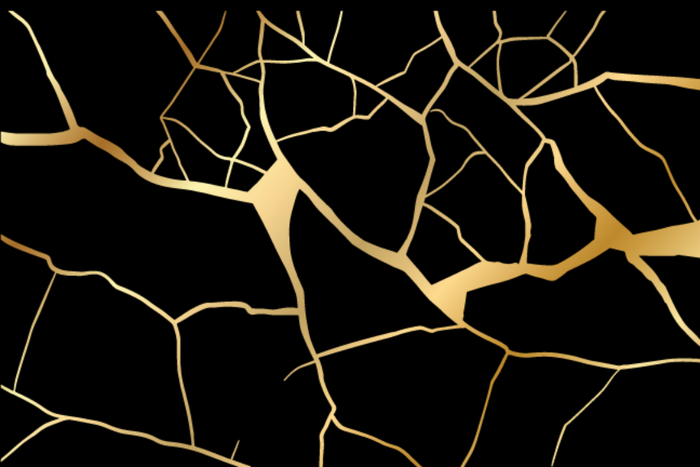 Gold & Black Marble