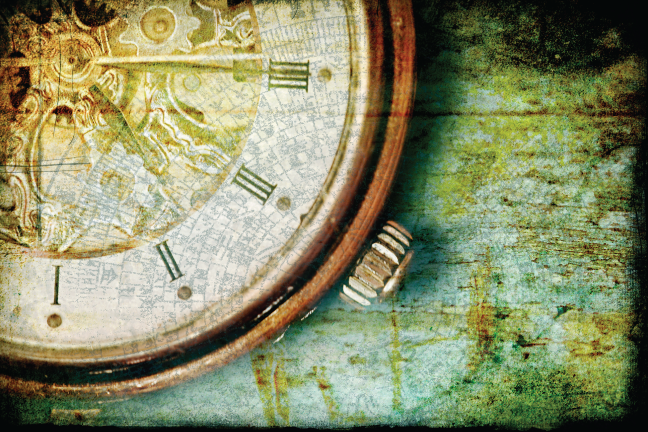 Green Vintage Clock