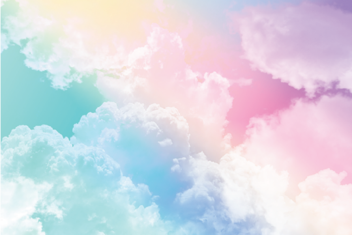 Pastel Rainbow Clouds