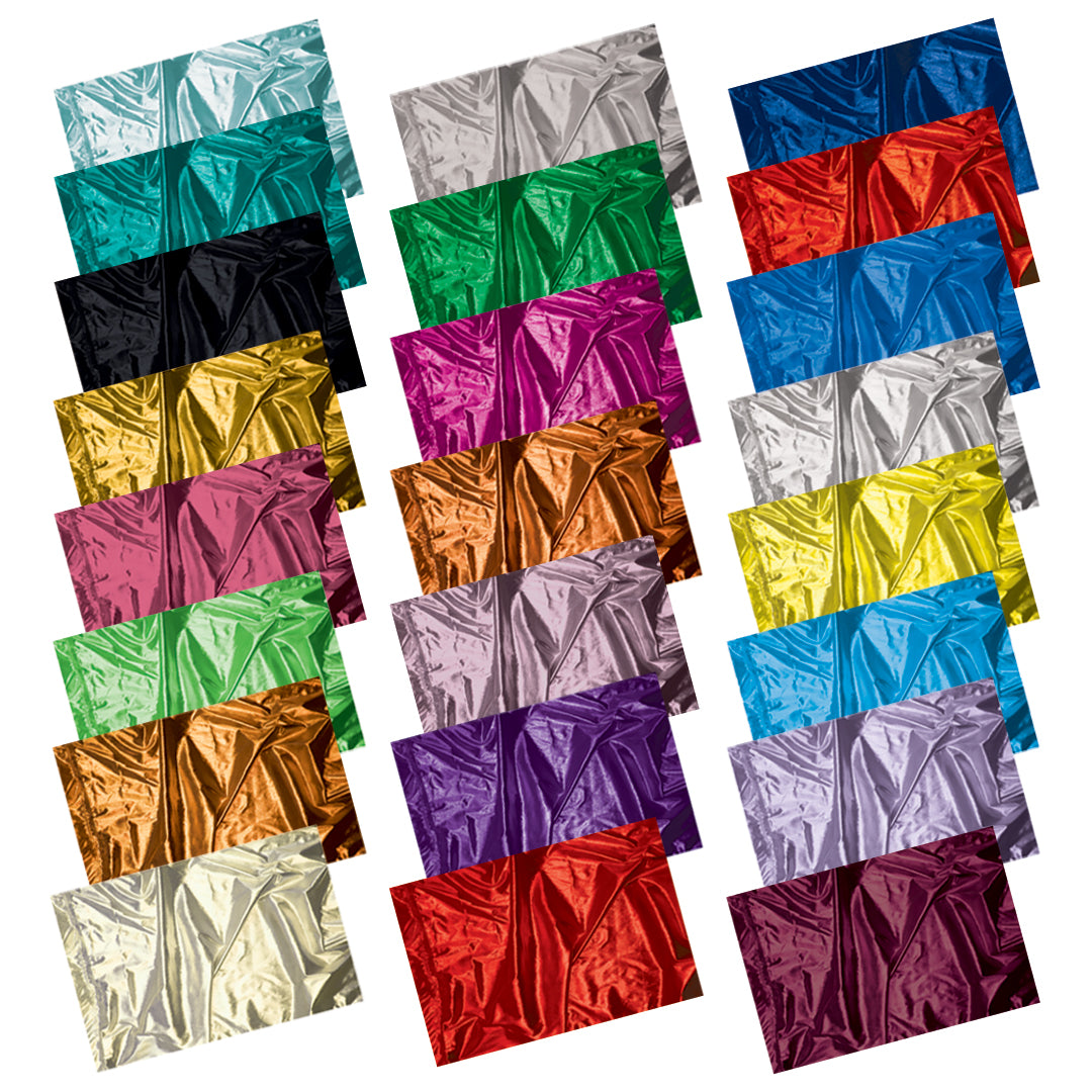 Bandera de lamé sólido V1 de 27" x 44"