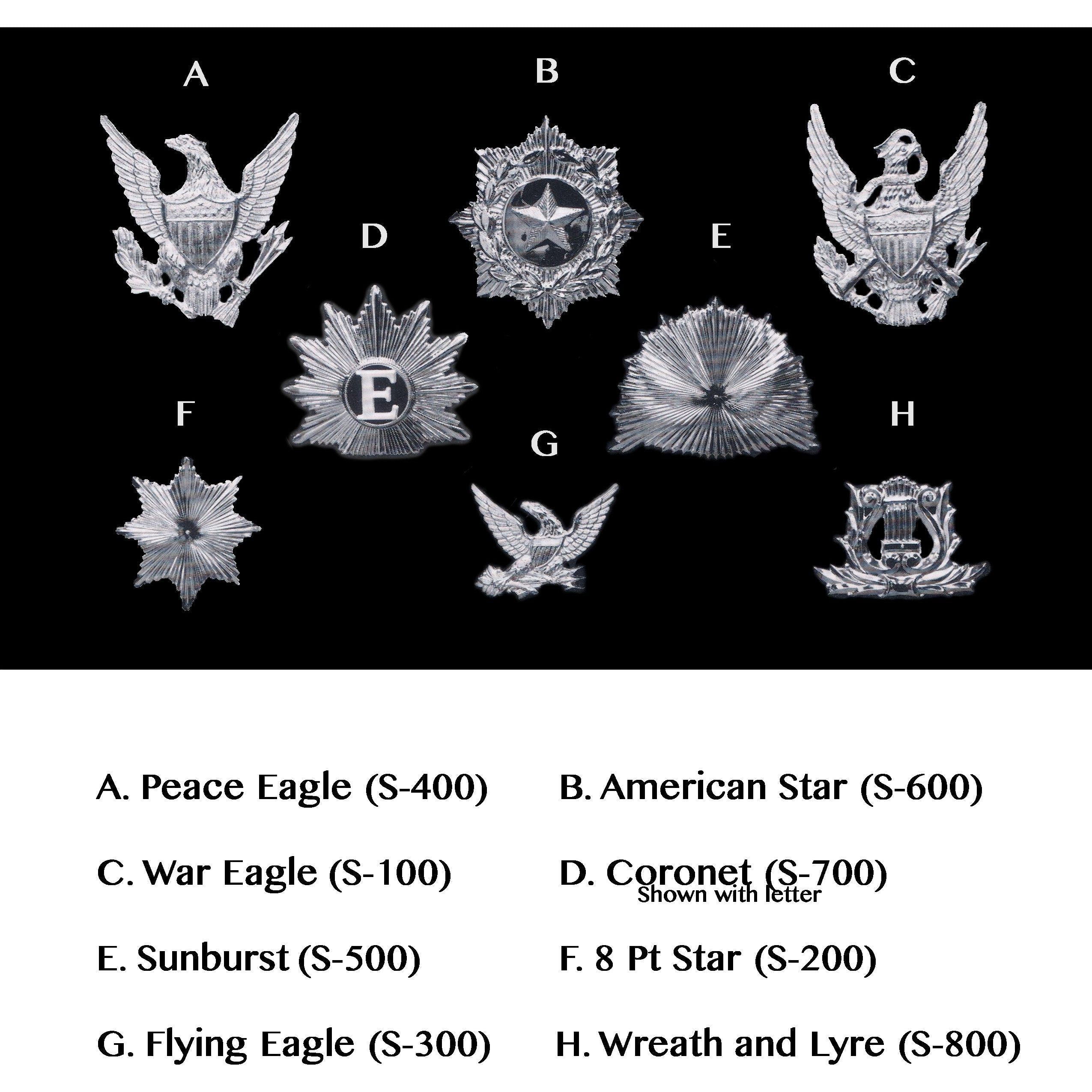 Hat Emblems Shako Hats – American Band