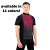 Plex Color to Black Mens Top - Short Sleeves