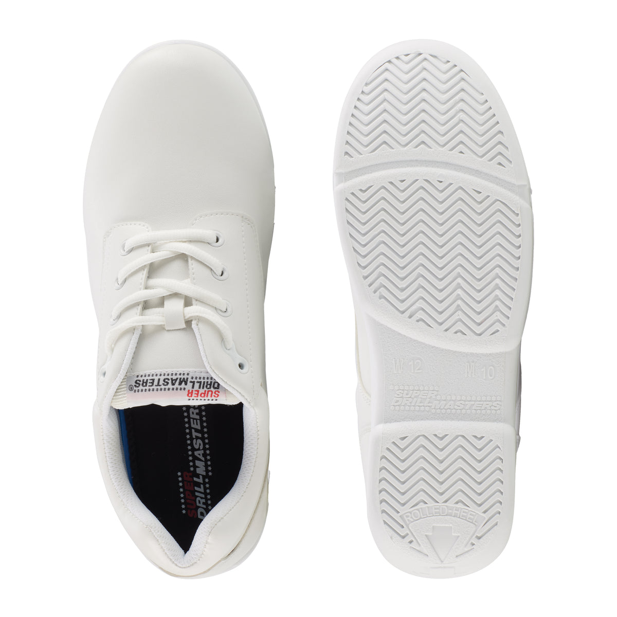 Chaussures De Marche Drill Masters Blanche - Taille Homme 16 / Femme 18 - Neuf Avec Boîte